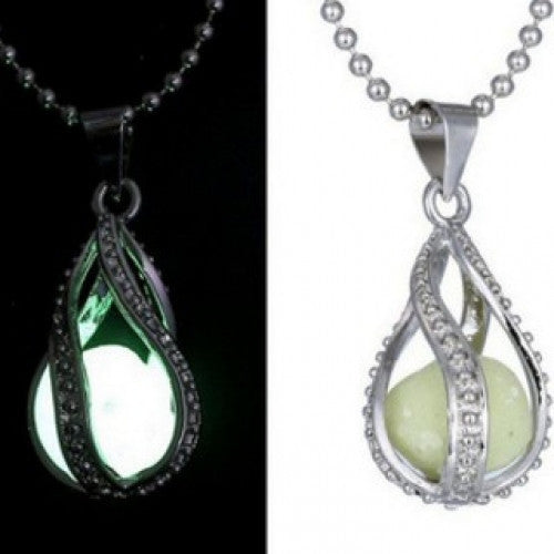 Water Drop Locket Necklace