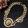Lion Head Chunky Acrylic Chain Statement Necklace