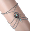 Turquoise Upper Arm Cuff chains Armlet Bracelet Bangle